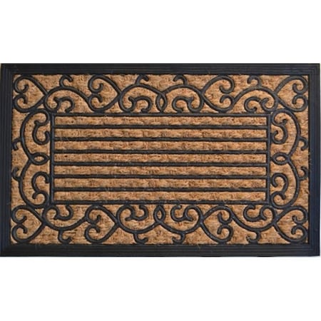 Imports Decor Inc Imports Decor 410NBRCM Vine Border Mat 410NBRCM